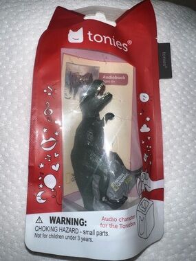 Tonies Black Dinosaur Tonie Figure - National Geographic Kids Audio